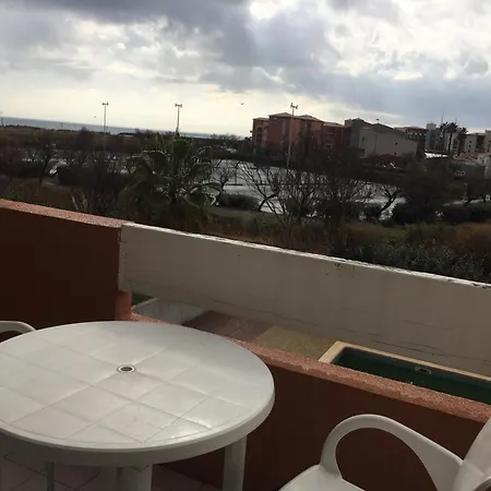 2 Pieces Terrasse Vue Le Cap D'agde דירה אגדה