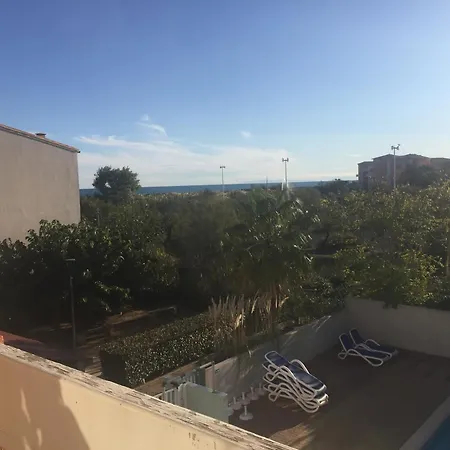 Apartment 2 Pieces Terrasse Vue Le Cap D'agde Agde